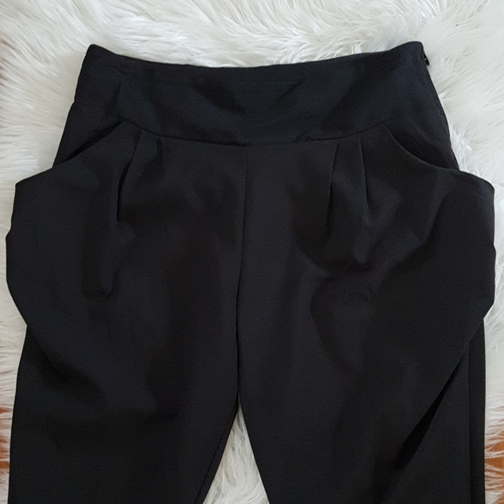 Light pants tuxedo style